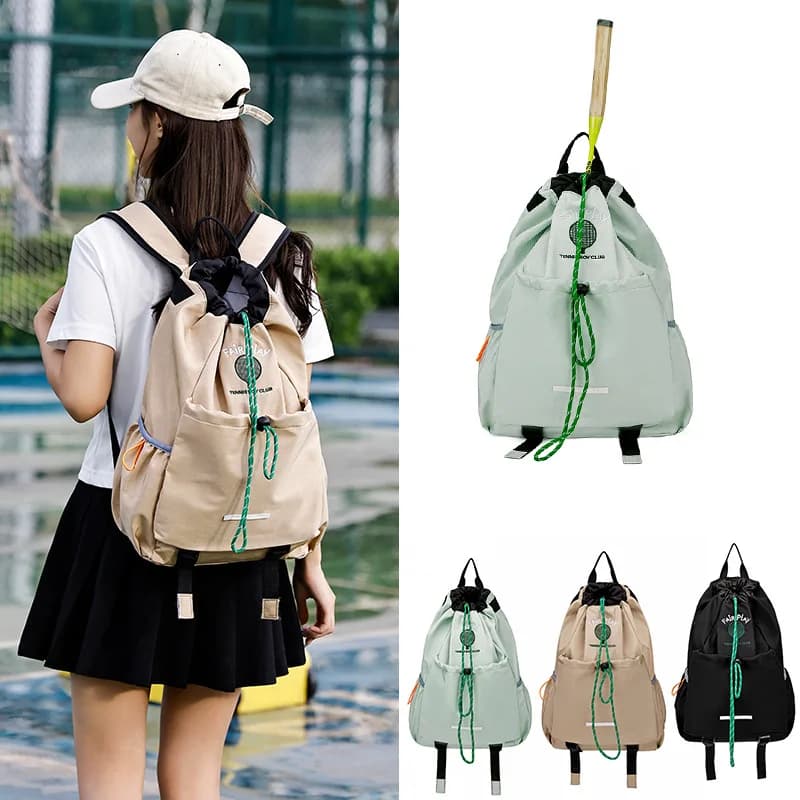 Badminton Racket Bag Mountain Hiking Shoulder Bag Large Capacity Sports Leisure Travel Backpack for Adults Student