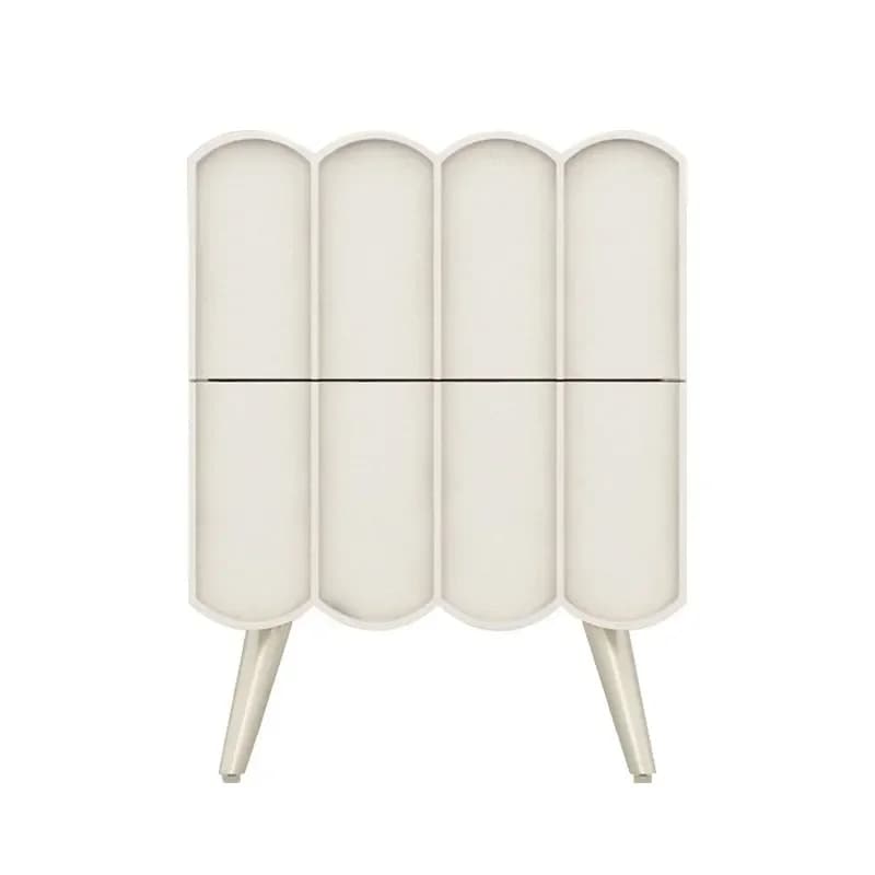 Modern Bedroom Night Table Aesthetic Whitedrawer Wood Nightstand Minimalist Storage Comodini Camera Da Letto Furniture Decor