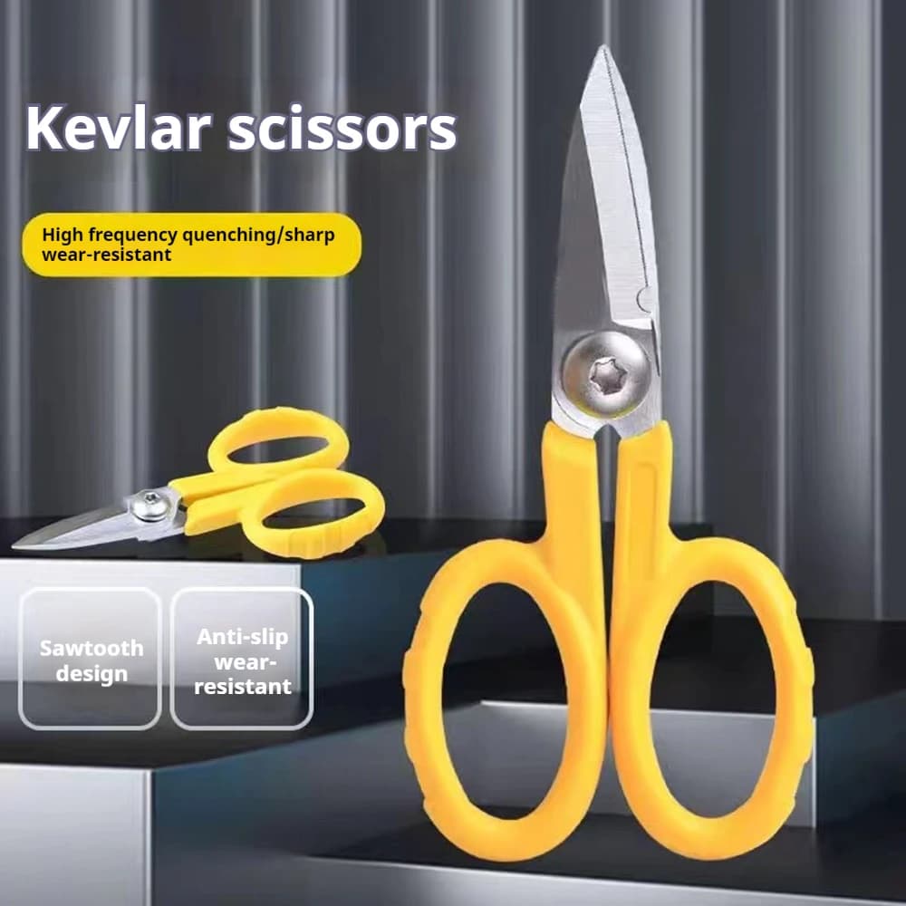 Electrical Scissors Miller LY-1 Kevlar Shears Kavlar Cutter Fiber Optic Tools Made In China Carbon Steel Material
