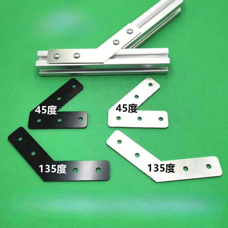 1PCS 45 Degree 135  Profile Surface Reinforcement Plate Side Angle Connecting  Corner  Piece 30304040