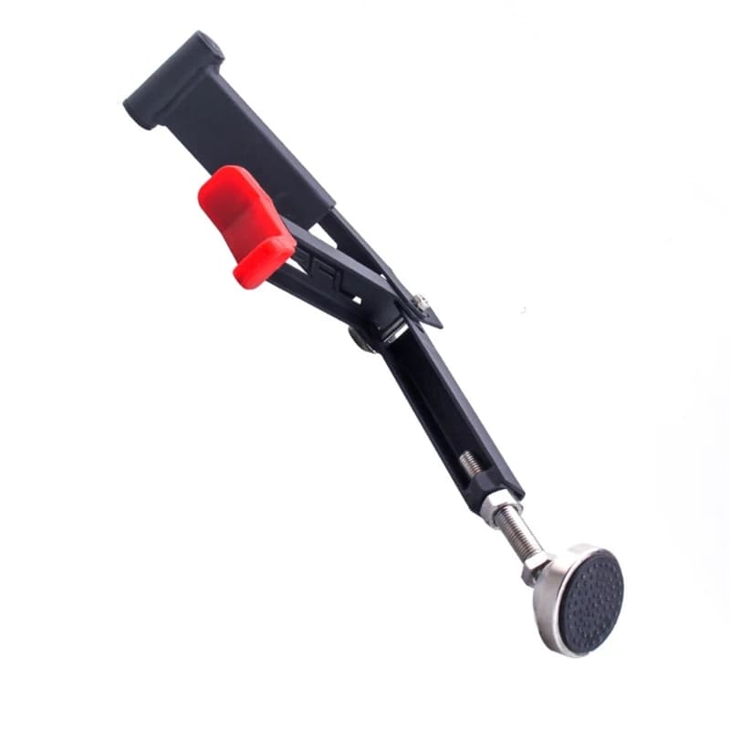 Motorcycle Wheel Stand Rack with Adjustable Height, Rustresistant for Garage Use GTWS