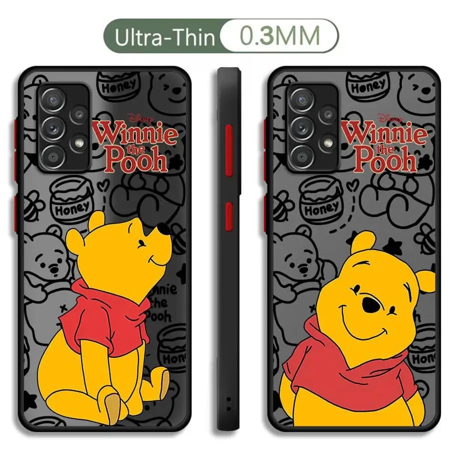 Disney Winnie The Pooh Phone Case for Samsung Galaxy Note 20Ultra 8 9 10Lite Plus A52s A21s A71 A51 A31 A70s A50s A30s A05s