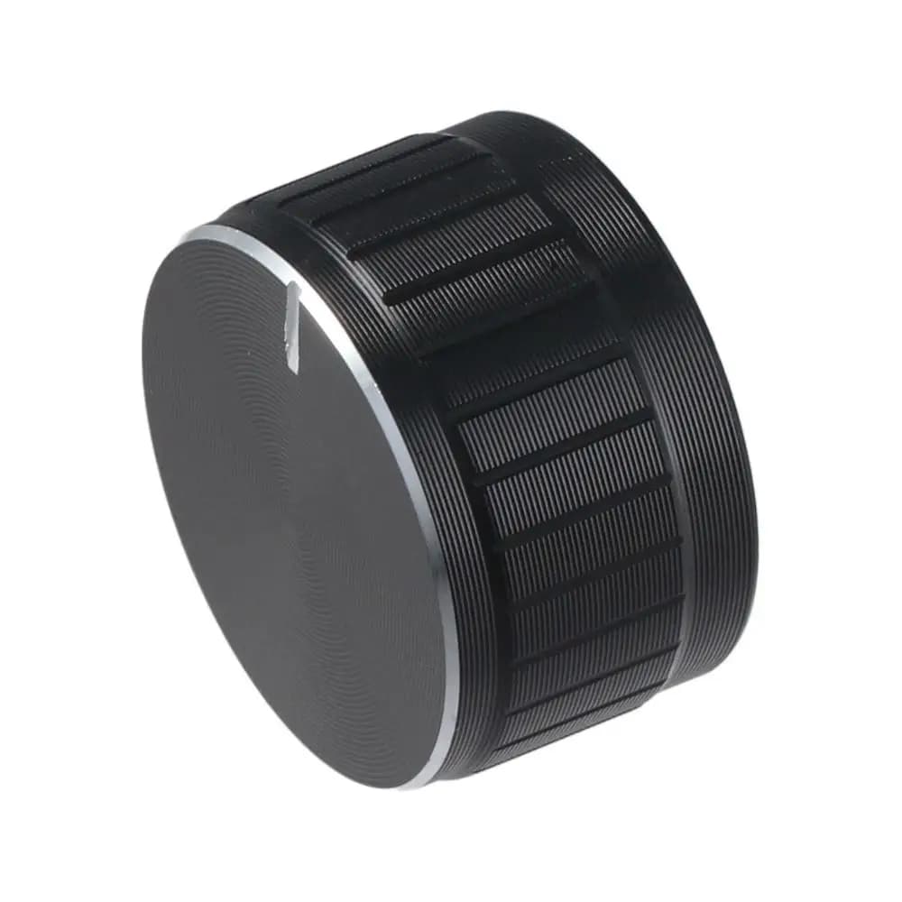 6mm/ 0.23" Volume Control Amplifier Knob 30x17mm Black Volume Tone Knobs Aluminum,plastic Guitar Knob Electric Guitar