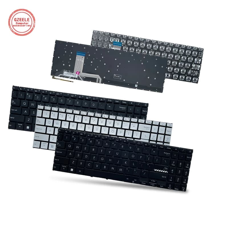 US Laptop Replacement Keyboard For ASUS Vivobook 15 X1502 X1502Z P1562CV M1502 M1502Z X1502ZA X1502VA B1502 B1502CBA Pro16 16X
