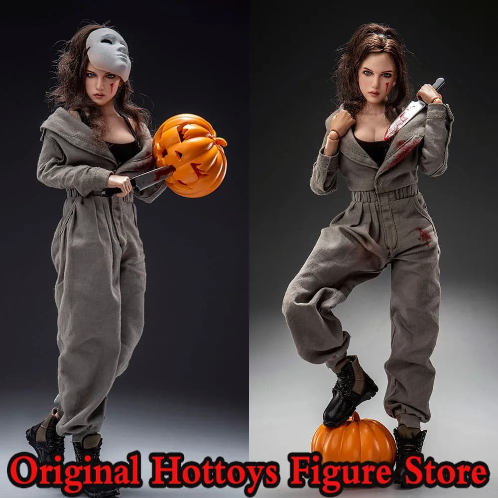 In Stock BBK008 1/6 Scale Female Soldier Halloween Killer Girl Melva Full Set 12-inch Action Figure Model Gifts Collection