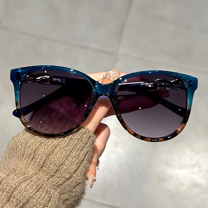 Women's Cat Eye Sunglasses Retro Butterfly Sunglasses Women's Fashion Mountaineering Sunglasses