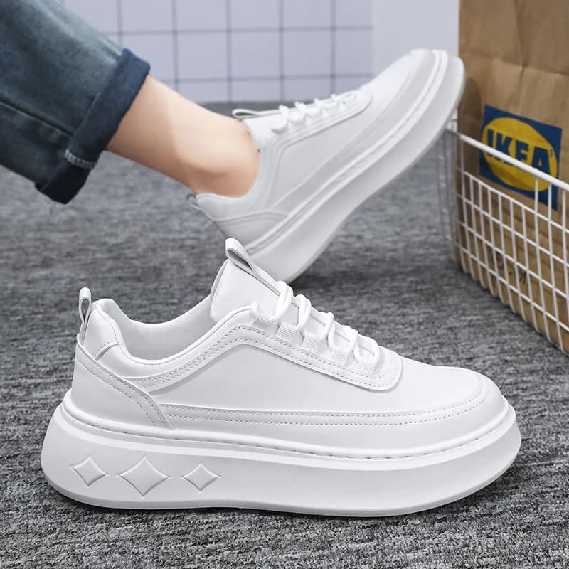 Hot Selling Men's  New Breathable Little White  Men's Trend Everything Inside Heightener Casual Daddy Tide Shoes