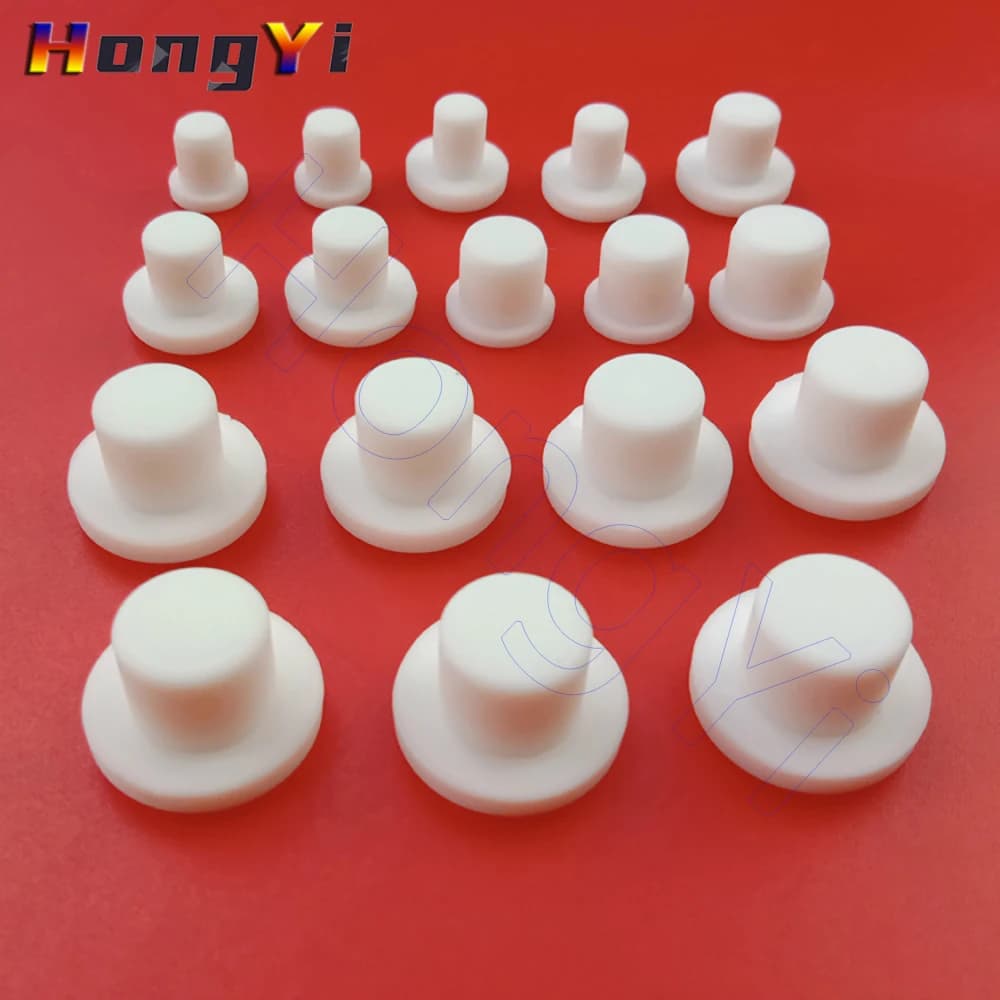 2mm - 14mm Solid Sealing Plug, Silicone Rubber Hole Caps, T-shaped Seal Stopper, High TEMP Dustproof Plug, Inserts Bungs End Cap