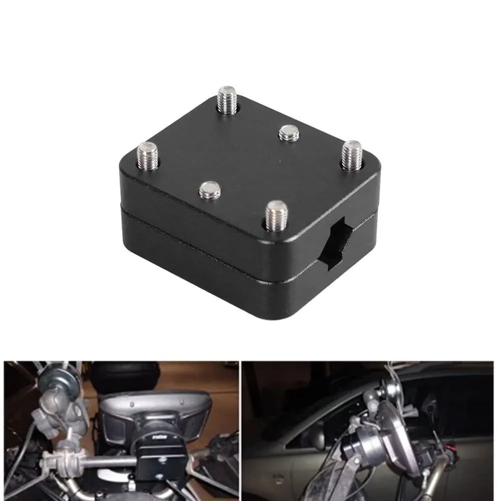 New Motorcycle Phone GPS Navigation Holder Mount Bracket For BMW R1200GS R1250GS LC Adv F900R CRF1000L 2012-2017 Black 12mm 16mm