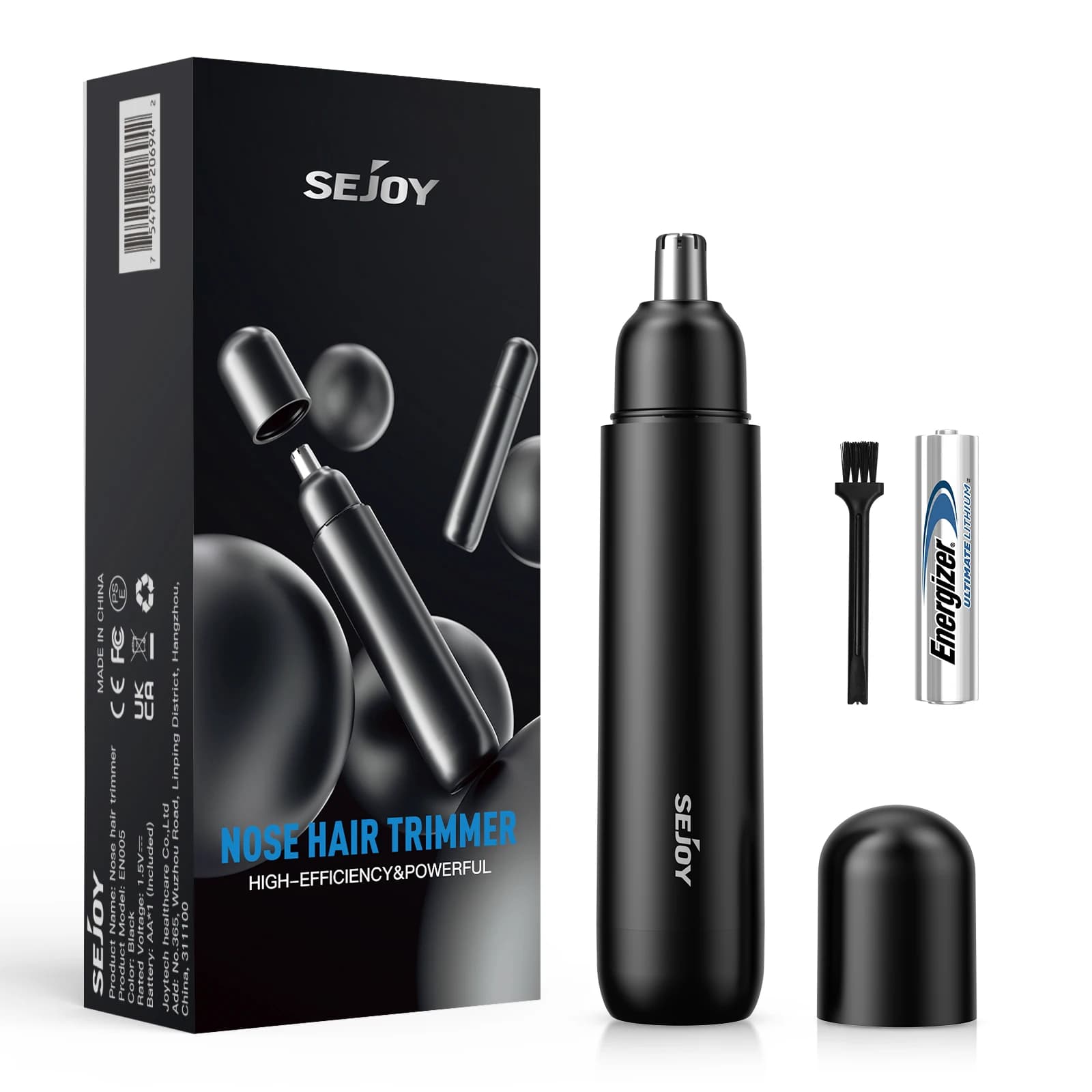SEJOY Electric Nose Hair Trimmer for Men Rechargeable - USB High Speed Motor Nose Hair Remover for Women