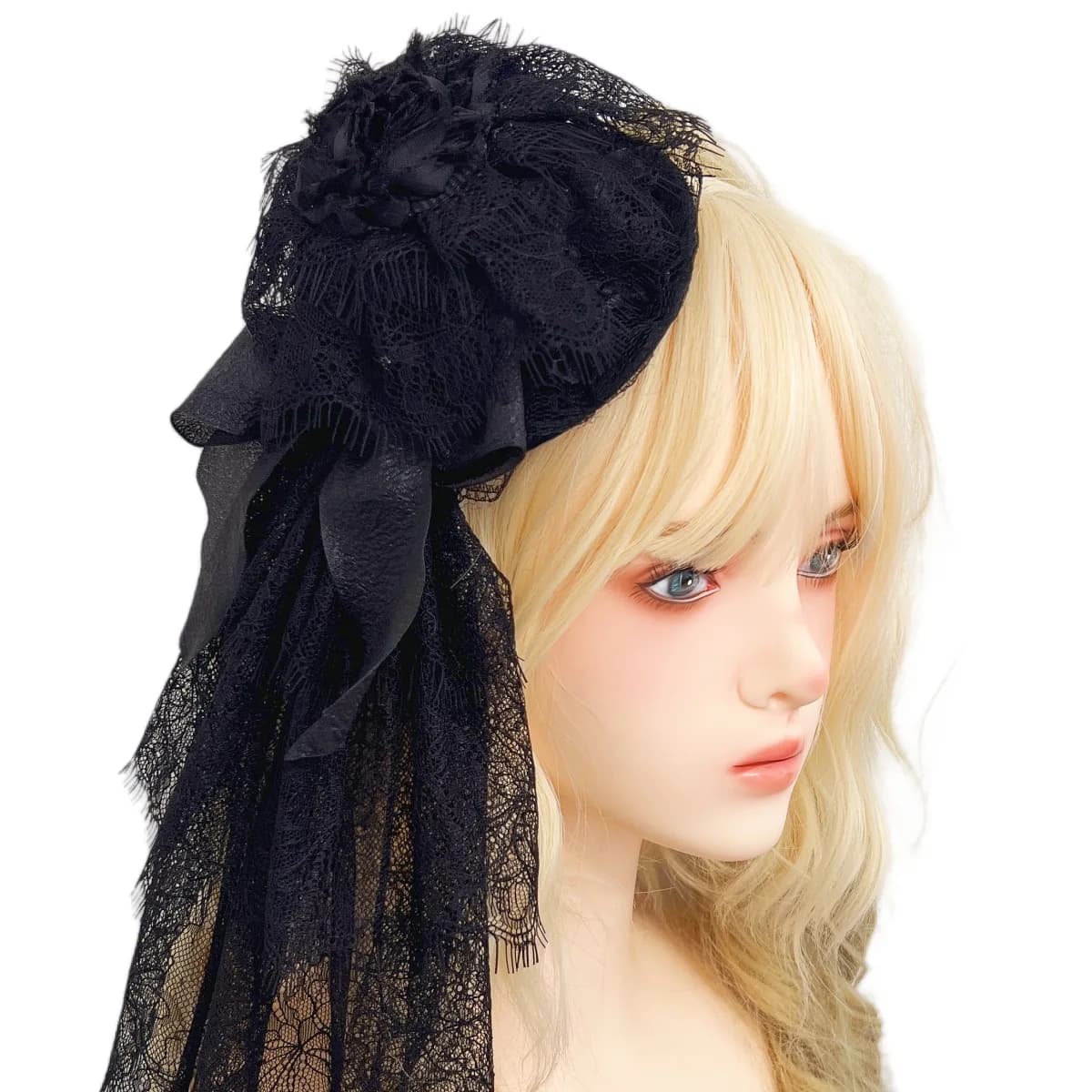 Cosplay Lolita headdress gothic dark wild lo elegant hat small hat headdress hair accessories