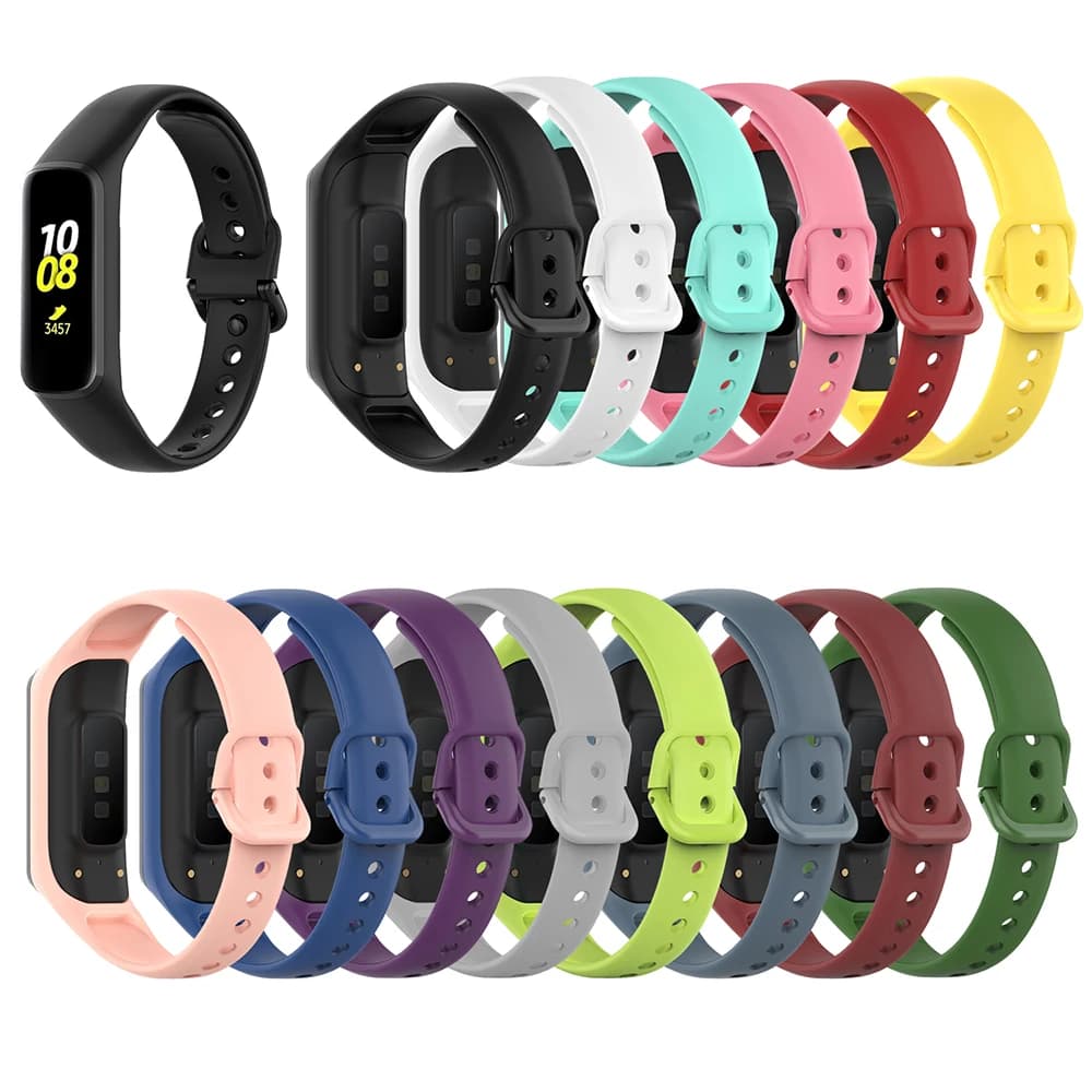 Silicone Strap For Samsung Galaxy Fit 2 SM-R220 SmartWatch Bracelet Replacement Sport Watchband Correa For Galaxy fit2 Wristband