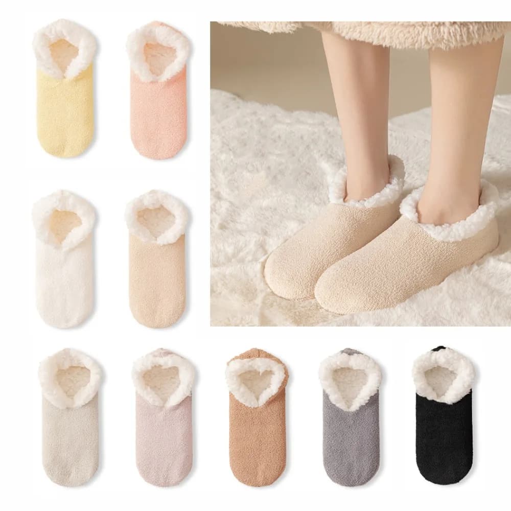 New Thickened Floor Socks Soft Non Slip Slipper Socks Winter Warm Useful Home Sleeping Socks Winter