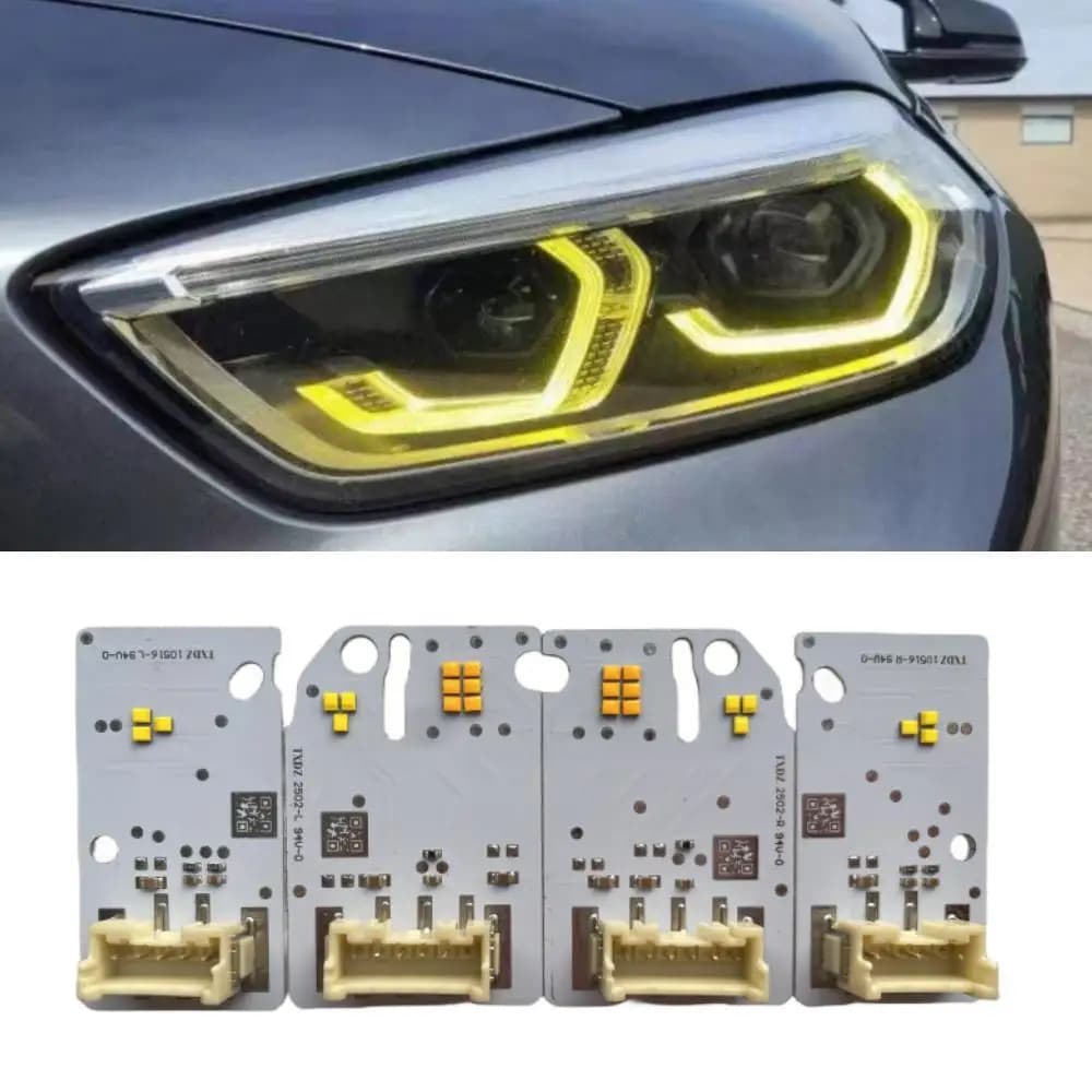 CSL Yellow Angel Eye LED Boards for 1 2 Series F40 F44 Gran Coupé 218i M235iX LED Headlight Blue Daytime Running Light Module