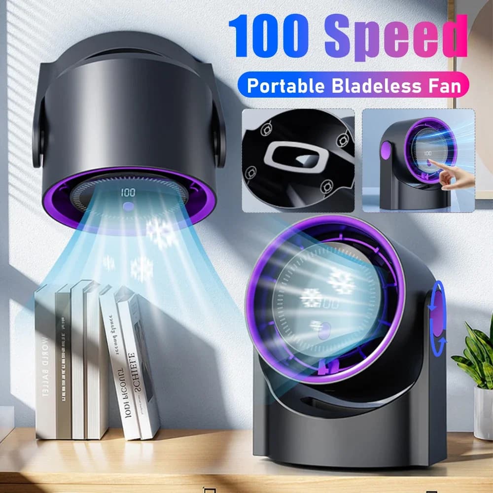 Multifunctional Electric Fan Circulator 100 Level Wireless Portable Home Quiet Ventilator Desktop Wall Ceiling Fan Air Cooler ﻿