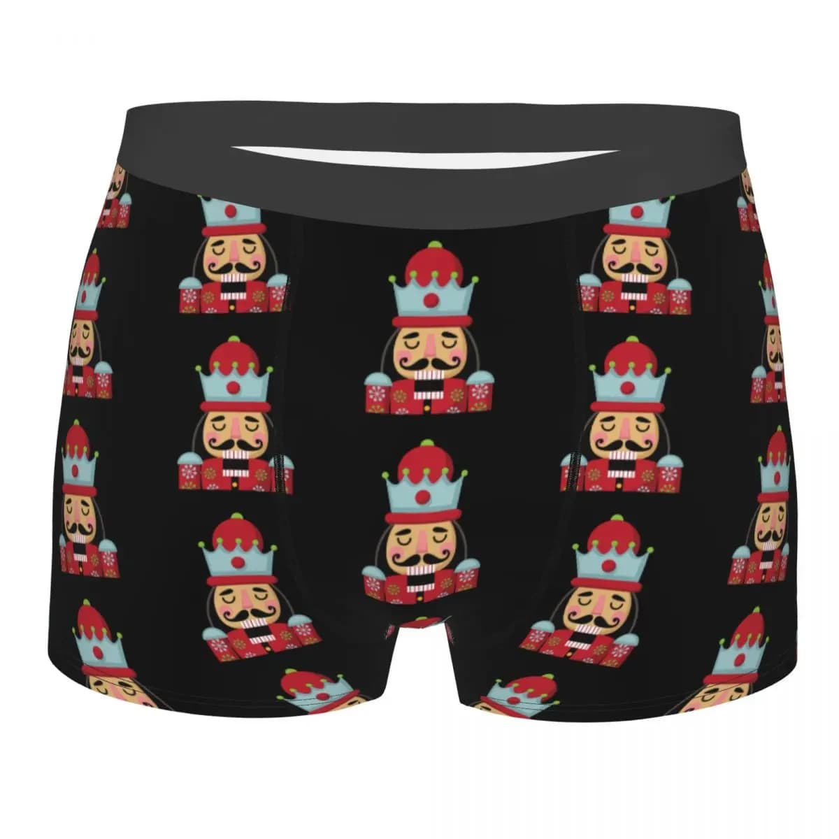 Nutcracker Boxer Shorts For Men 3D Print Male Cartoon Soldier Toy Christmas Gift Underwear Panties Briefs Breathbale Underpants