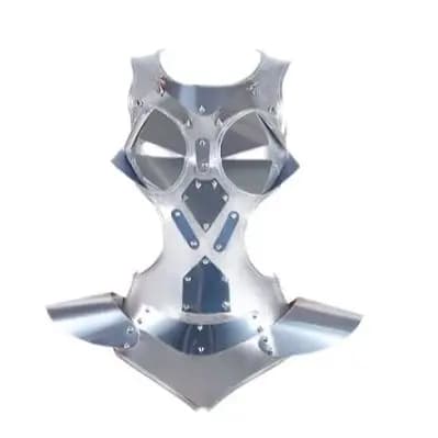 Women Silver Bodysuit sexy Dance Costume Pole Dance Gogo Dancer OutfitsDJ DS Jumpsuit future technology show Performing Wear