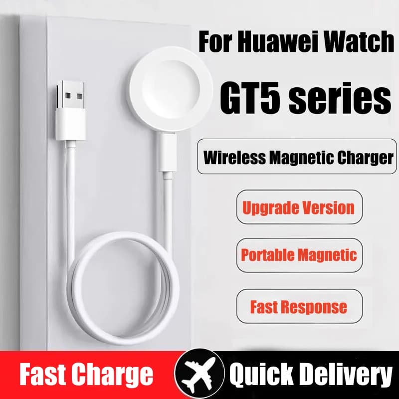 Charger For Huawei Watch GT5 Pro, GT4, GT3 Pro, GT2 Pro, GT2 Porsche, GT Cyber, GT Runner, GT 2022, Watch 4, 3, Ultimate, Buds D