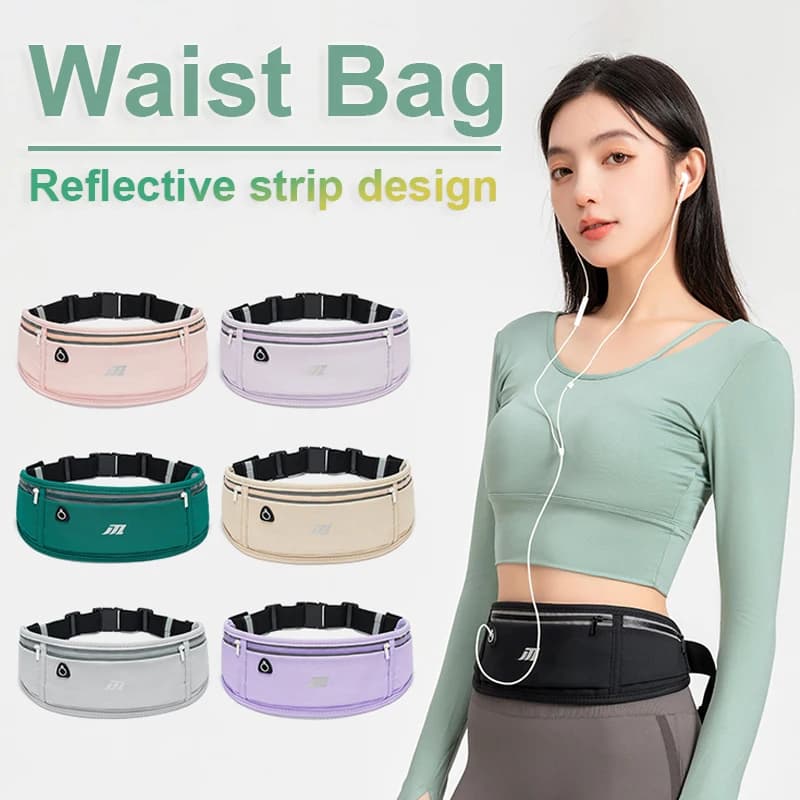 Running Bag Women Waist bag Belt bag Men Sports Fanny Pack Pouch Mobile Cell Phone Pocket Summer Gym Fitness Marathon Waist Bag