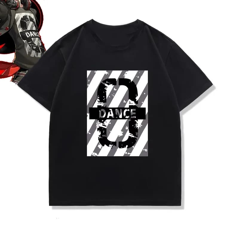 New P 5  Amamiya Ren t-shirt JOKER Cosplay Dancing Star Night Costume  Women T Shirt cotton Tees