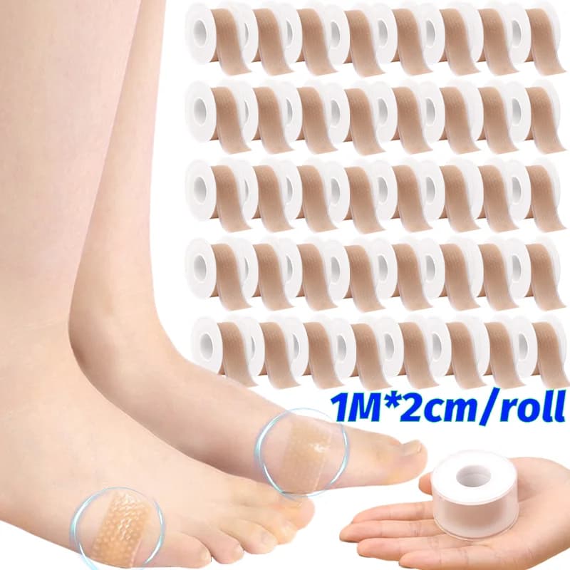 100cm Invisible Anti-wear Stickers Women Silicone Gel Heel Protector Pain Relief Self-Adhesive Patch Cushion Feet Care Shoe Pads
