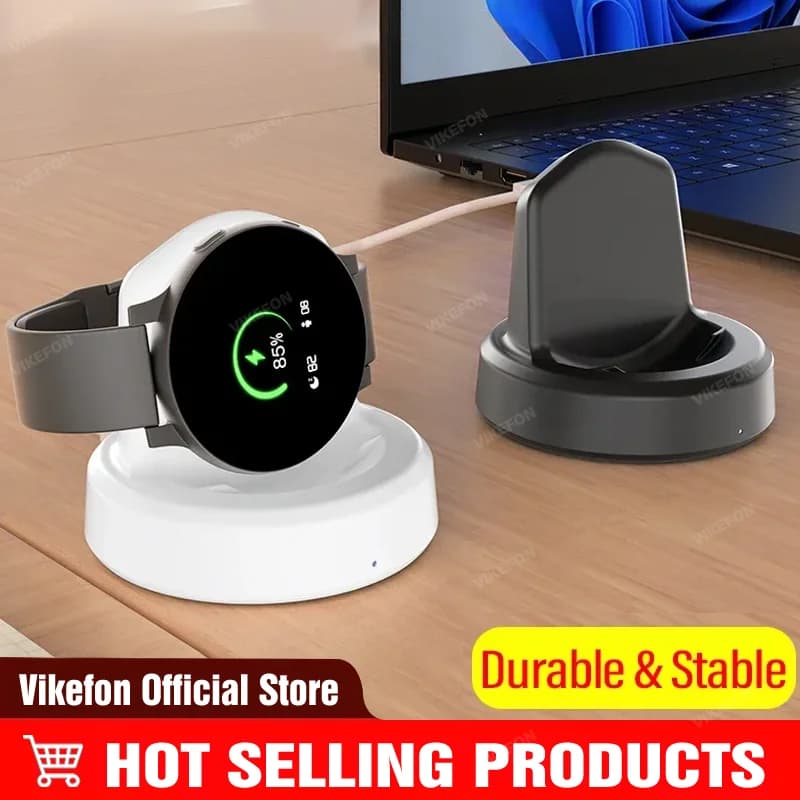 Watch Wireless Charger For Samsung Galaxy Watch 3 4 5 6 7 8 Pro Active 2 Portable USB Type C PD Cable Fast Charging Dock Station