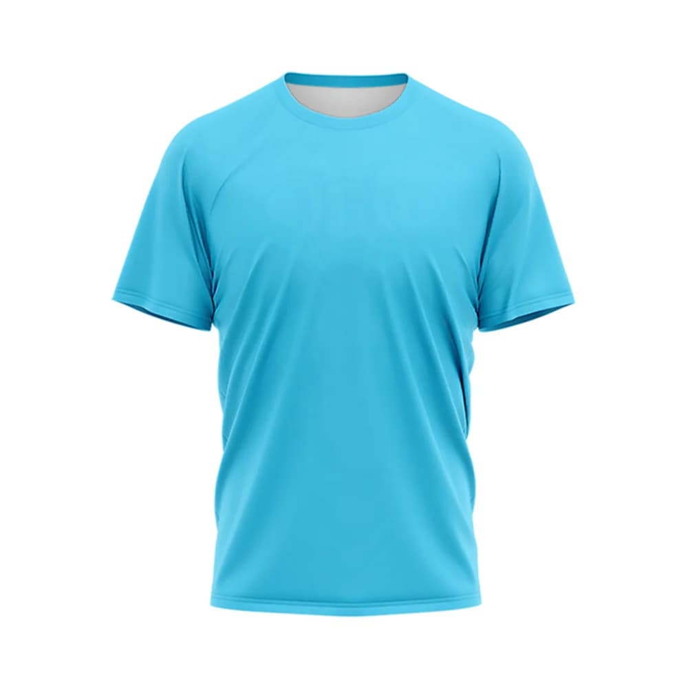 Men's 3D printed white, black, blue solid color mens and women's T-shirts of various styles, high-quality T-shirts, classic tops