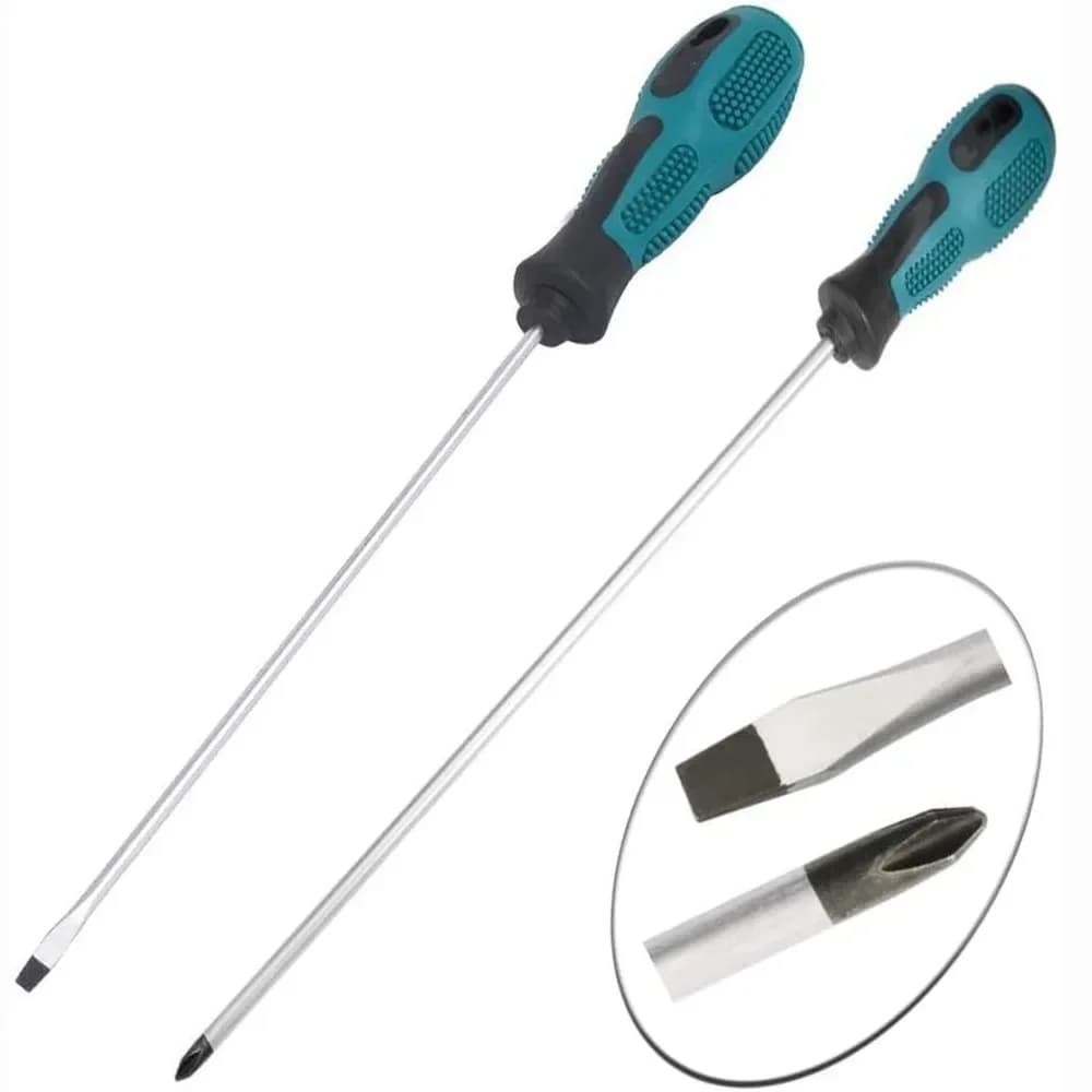 Long Slotted Phillips Screwdriver Rubber Handle Magnetic Screwdriver Installation and Disassembly Repair Tool 2025