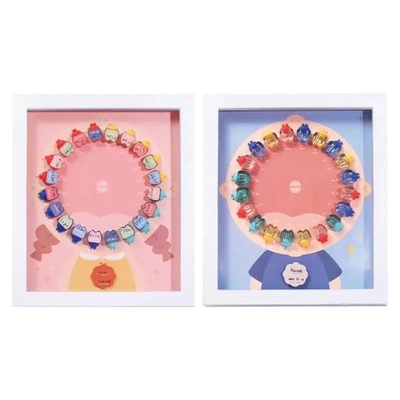 Kids Tooth Storage Box Kids Teeth Collection Box Transparent Crystal Tooth Houses For Lost Teeth Keep The Childhood Time