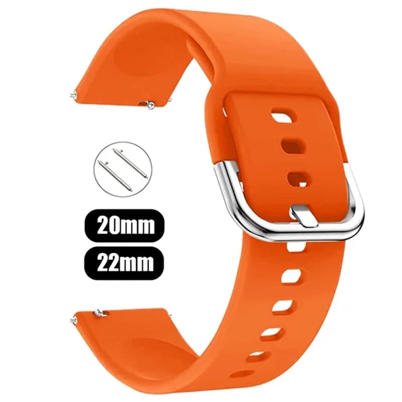 20mm/22mm Silicone band For Amazfit GTS 4/3/2e/GTS2 Mini/GTR 42mm/47mm/GTR 4/3 Pro/2/2e Sport Watch Bracelet Amazfit bip 6 strap