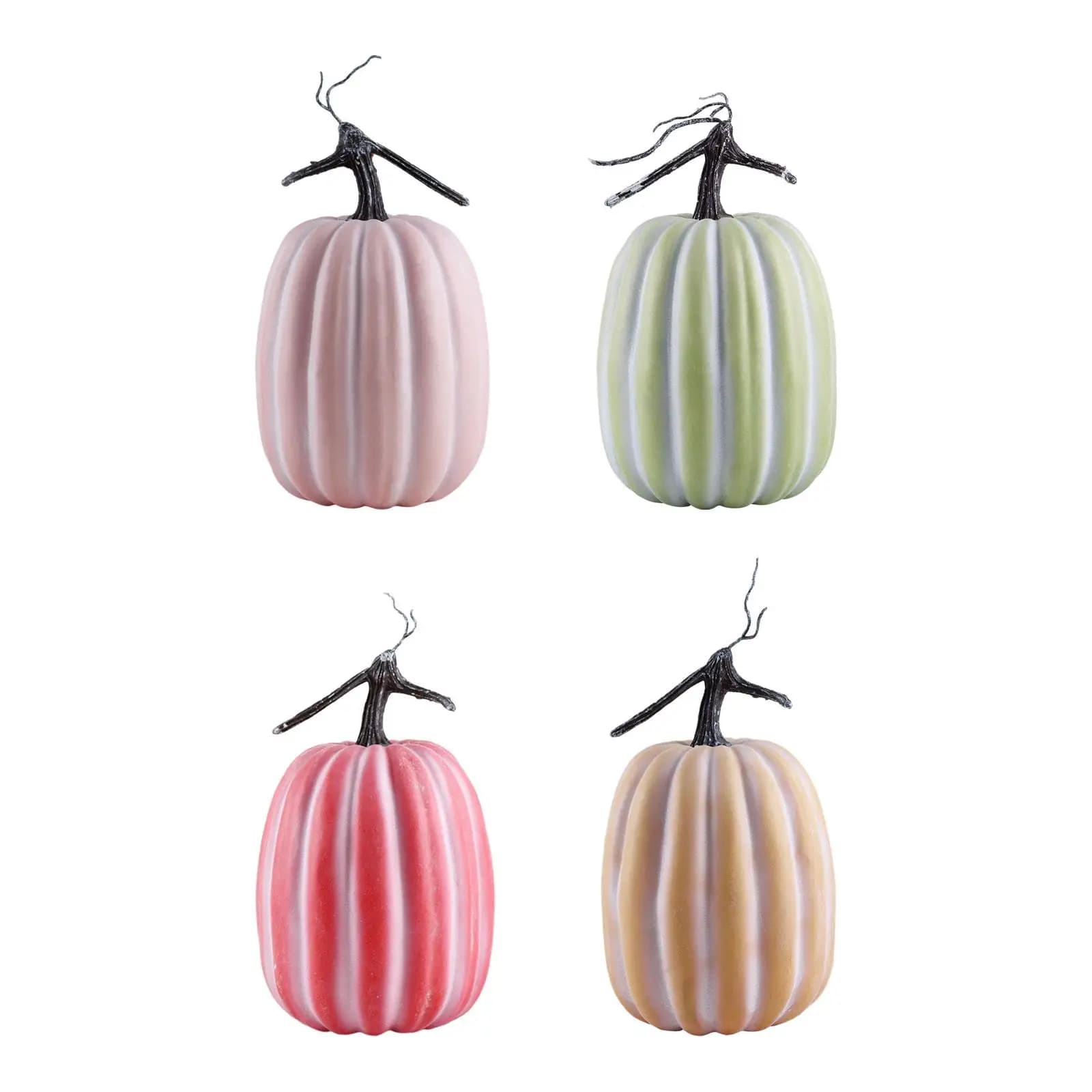 Artificial Pumpkin Photography Prop Table Centerpiece Crafts Foam Pumpkin for Autumn Thanksgiving Kitchen Halloween Farmhouse