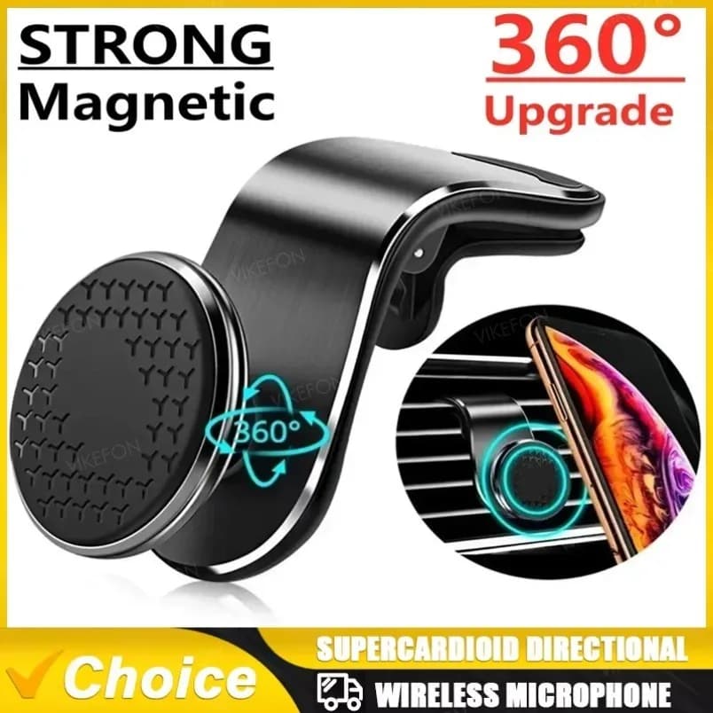 Magnetic Universal Air Vent Car Phone Holder Mount Cellphone GPS Support for iPhone Huawei Samsung Xiaomi Phone Car Stand