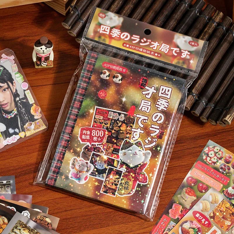 MINKYS Romantic Memories 45 sheets/Piece Decorative Stickers Laptop Journal Photocard Sticker Book Kids Gift School Stationery