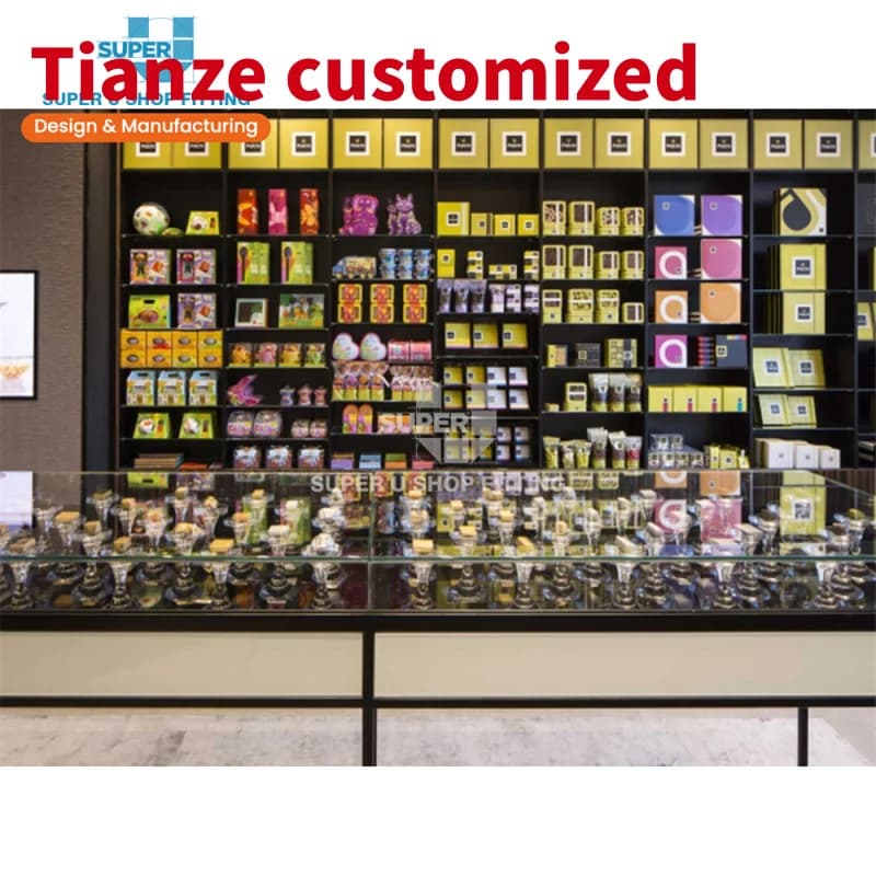 (customized)Retail Chocolate Display Counters Modern Chocolate Shop Design Desserts Showcase Suppliers Commercial Design Chocola