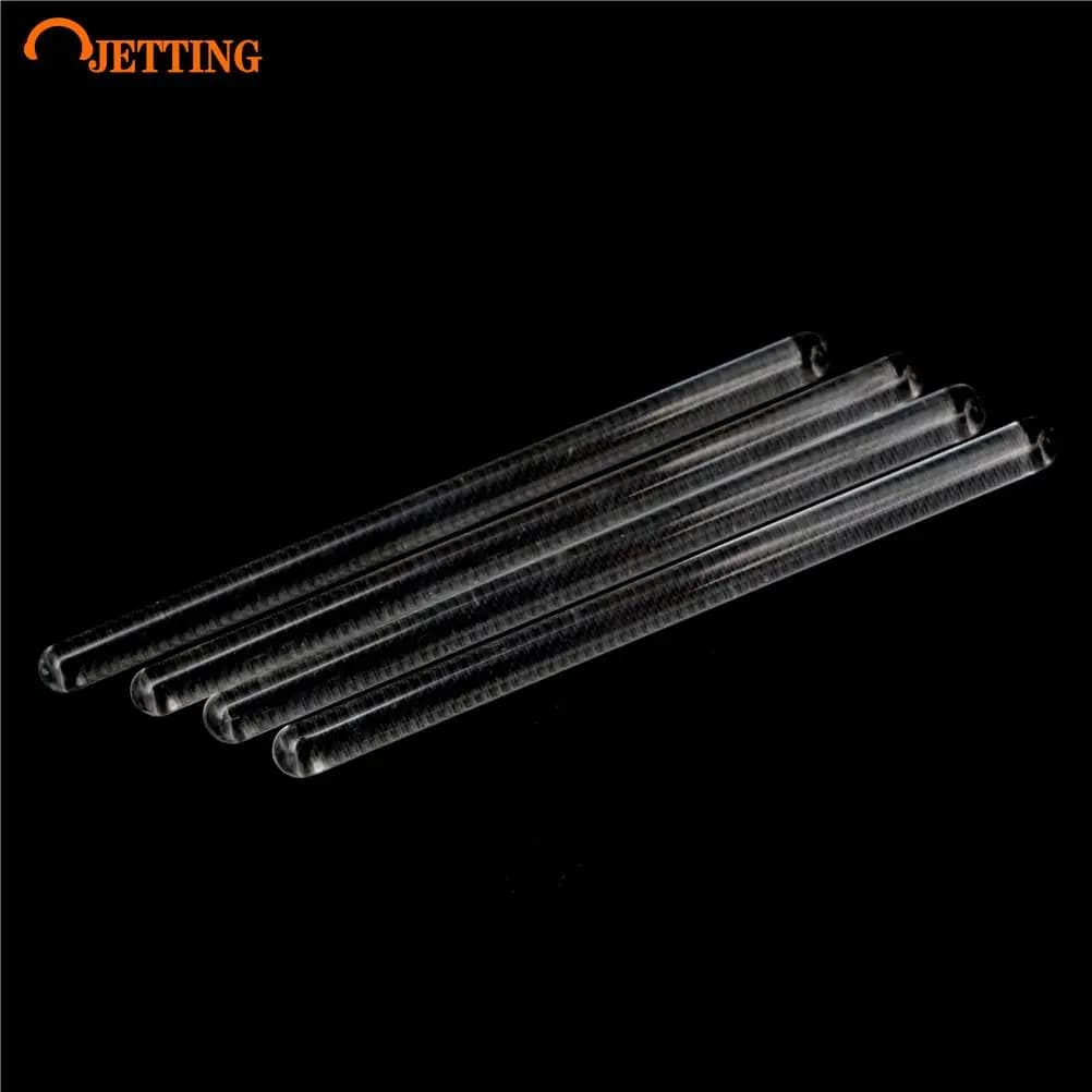 4pcs glass stirring rod transparent Lab stirring stick muddler glass stirrer for scientific experiment