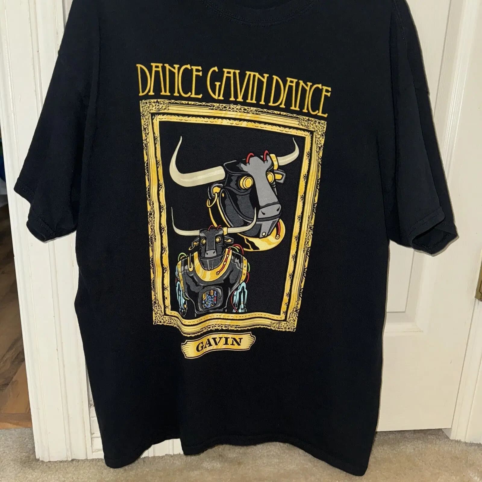 Dance Gavin Dance Framed Robot Bull Portrait Cotton Unisex S-5XL Shirt