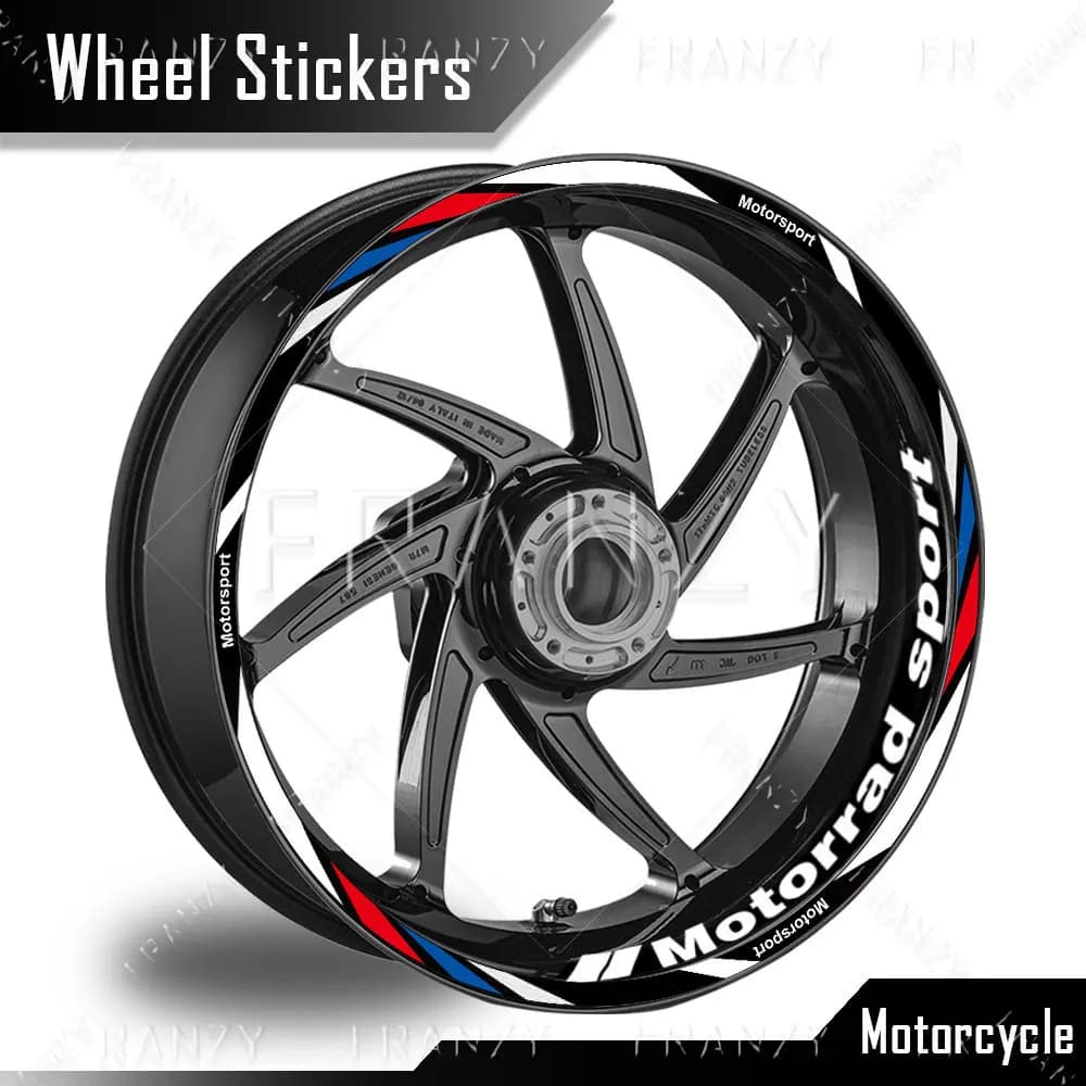 For F900R F800R F900XR S1000RR S1000R S1000XR R1200R R1250RS Motorcycle Wheel Sticker Rim Decal Hub Stripe Tape Accessories