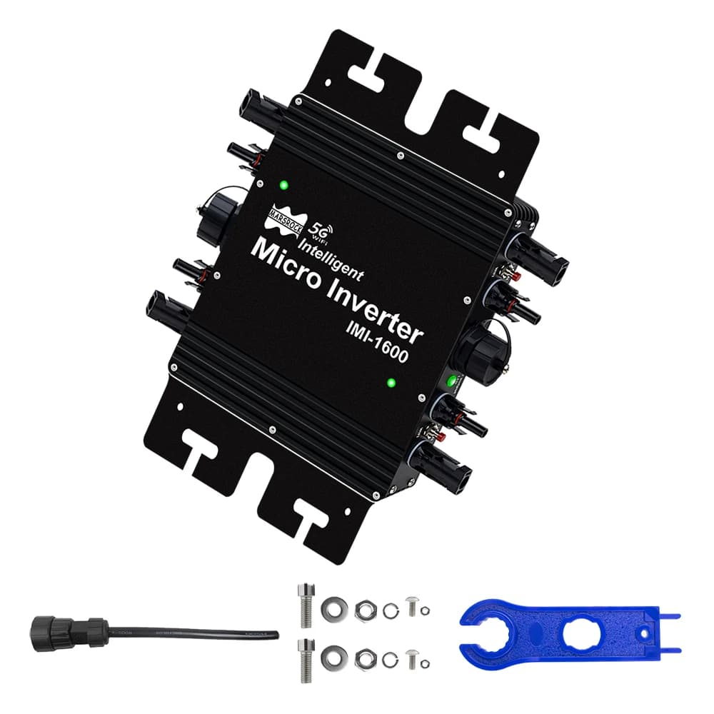 1600W Solar Micro Inverter MPPT WiFi Grid tie Micro Inverter 22-50VDC 230VAC 120VAC For Solar Panel Power Generate Home System