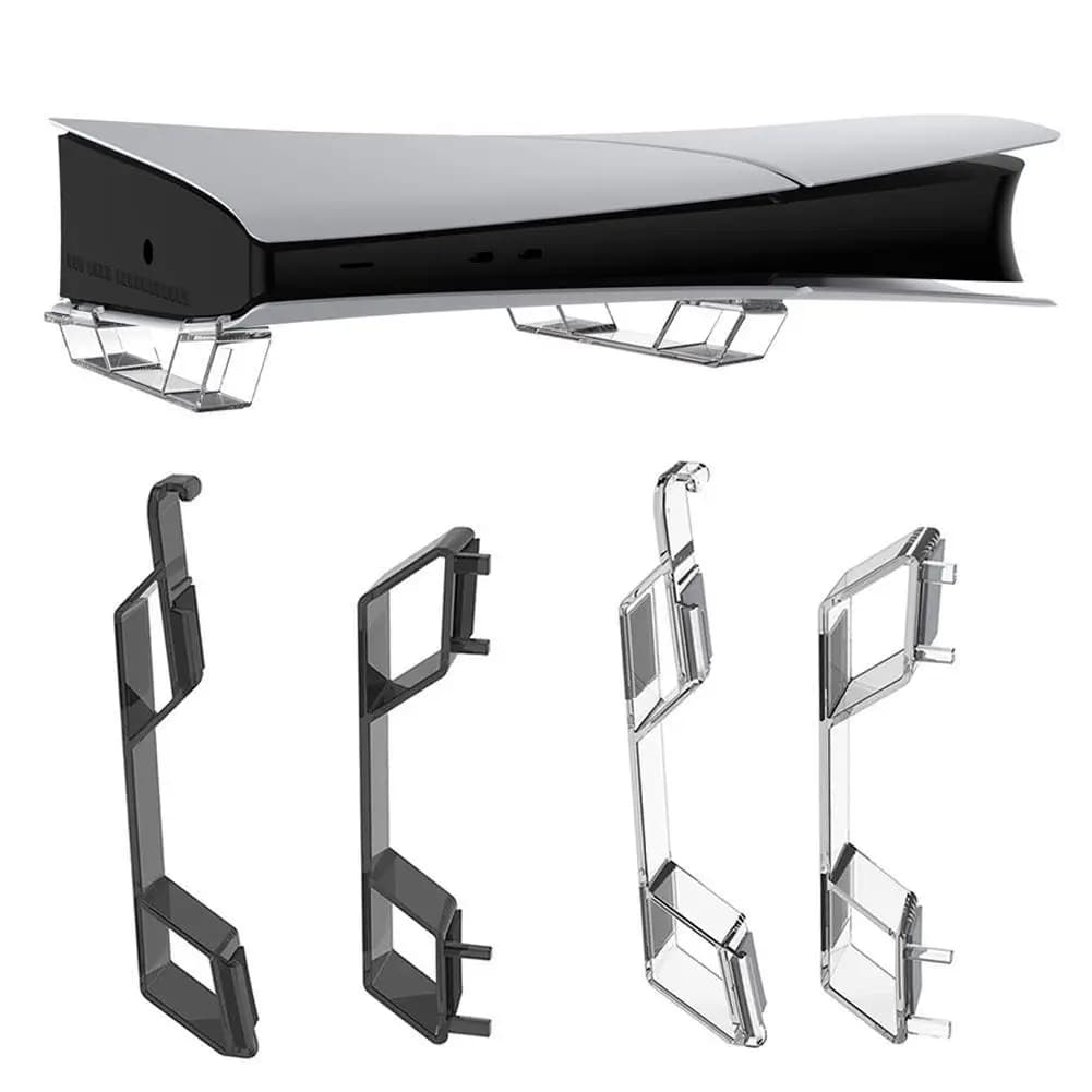 For Slim Holder Horizontal Bracket Stand With 4-Port USB Hub Base For Slim Disc & Digital Game Console Dock Mount Holder