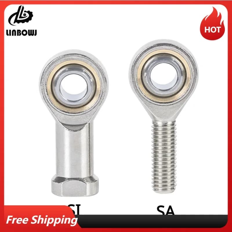 Rod End Spherical Bearings 5mm6mm8mm10mm12mm/ Male/Female SA SI T/K POSA8 PHSA8 Ball Joint Metric Threaded Rod End Bearing