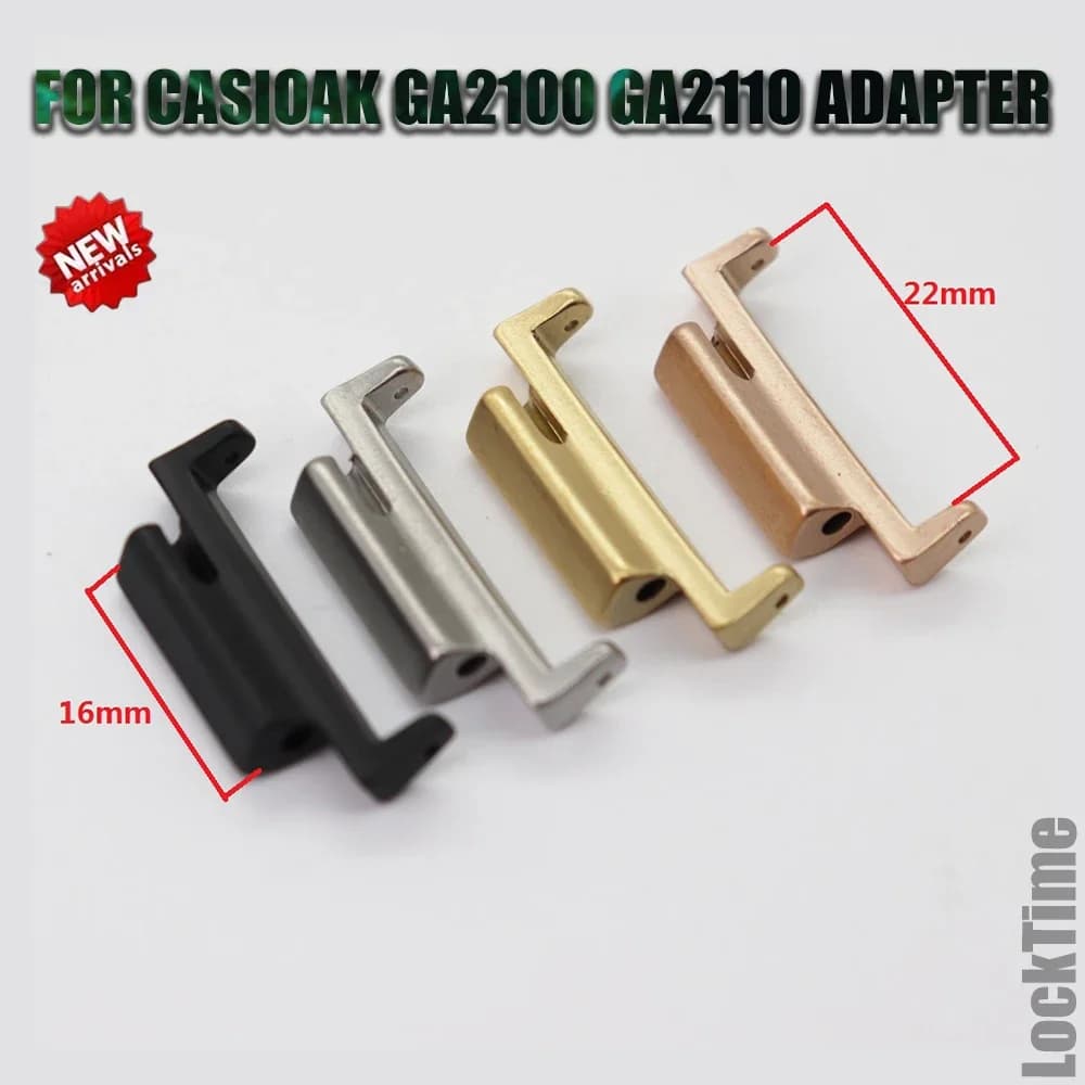22mm Width Band Stainless Steel Adapter for Casio G-Shock GA2100 GA-2100 Refit Connector Accessories