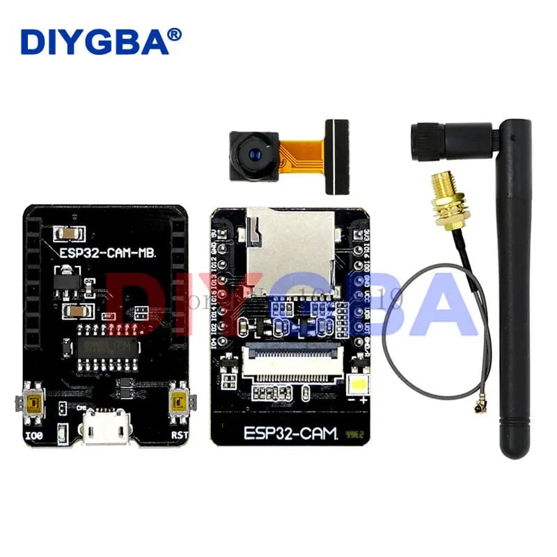 ESP32-CAM WiFi Module ESP32 serial to WiFi ESP32 CAM Development Board 5V Bluetooth with OV2640 Camera Module + 3DBI Antenna