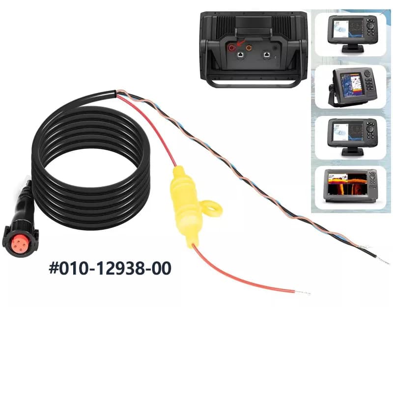 010-12938-00 Boat Power Cable for Garmin EchoMAP Ultra 2 102sv to 126sv ,10” & 12” Chartplotter/Sounder Combo (4-Pin)