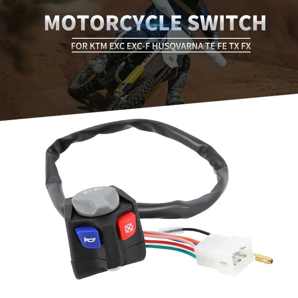 Motorcycle Headlight Horn Kill switch For KTM EXC XCW EXCF TPI 125 150 200 250 350 450 500 525 530 For Husqvarna TE FE TX FX