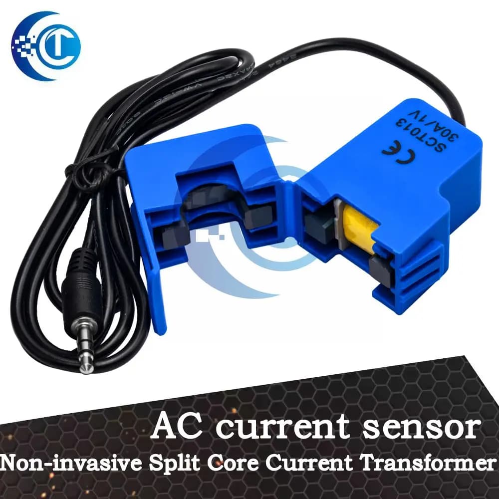 Non-invasive Split Core Current Transformer AC Current Sensors:100A,30A,50A Options-SCT-013-000,SCT-013-030,SCT-013-050 Models