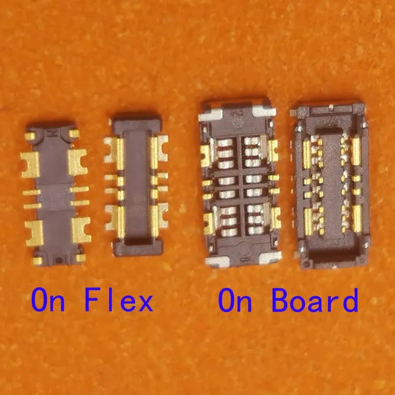 2Pcs Inner FPC Connector Battery Flex Holder Clip Board Plug Conatct For Asus Zenfone 5Z ZS620KL X00QD ZenPad 3S 10 Z500M P027