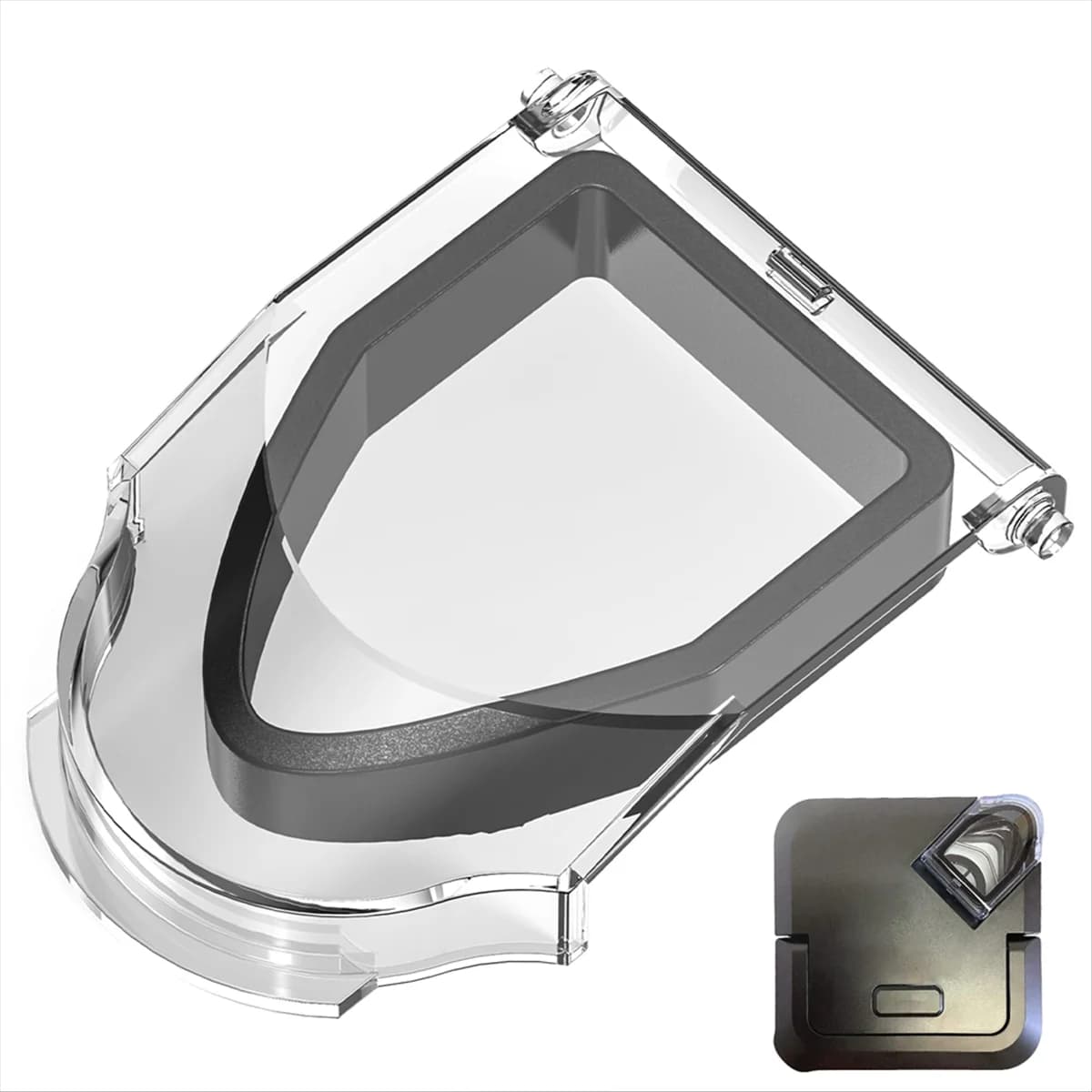 1pcs Blender Lid Replacement for Ninja, Spout Cover Blender Top Parts for Ninja Locking Lid 72oz Pitcher BL610 BN701