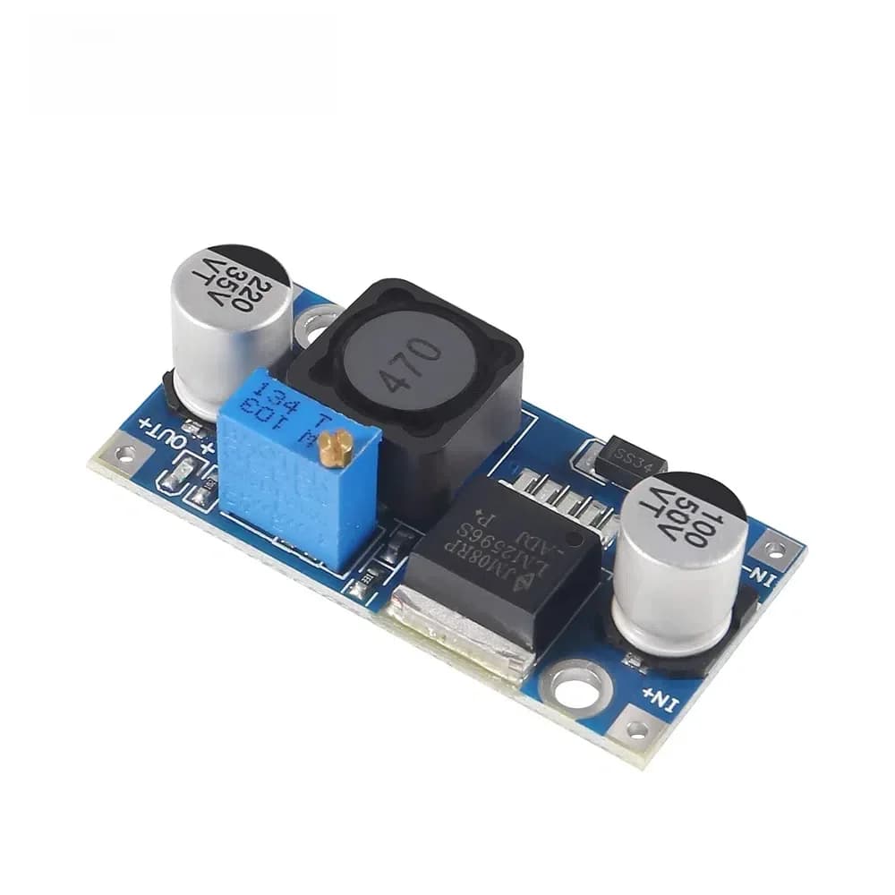 5 Pack LM2596S Buck Converter DC to DC Converter High Efficiency Voltage Regulator 3.0-40V to 1.5-35V Buck Converter Adjustable