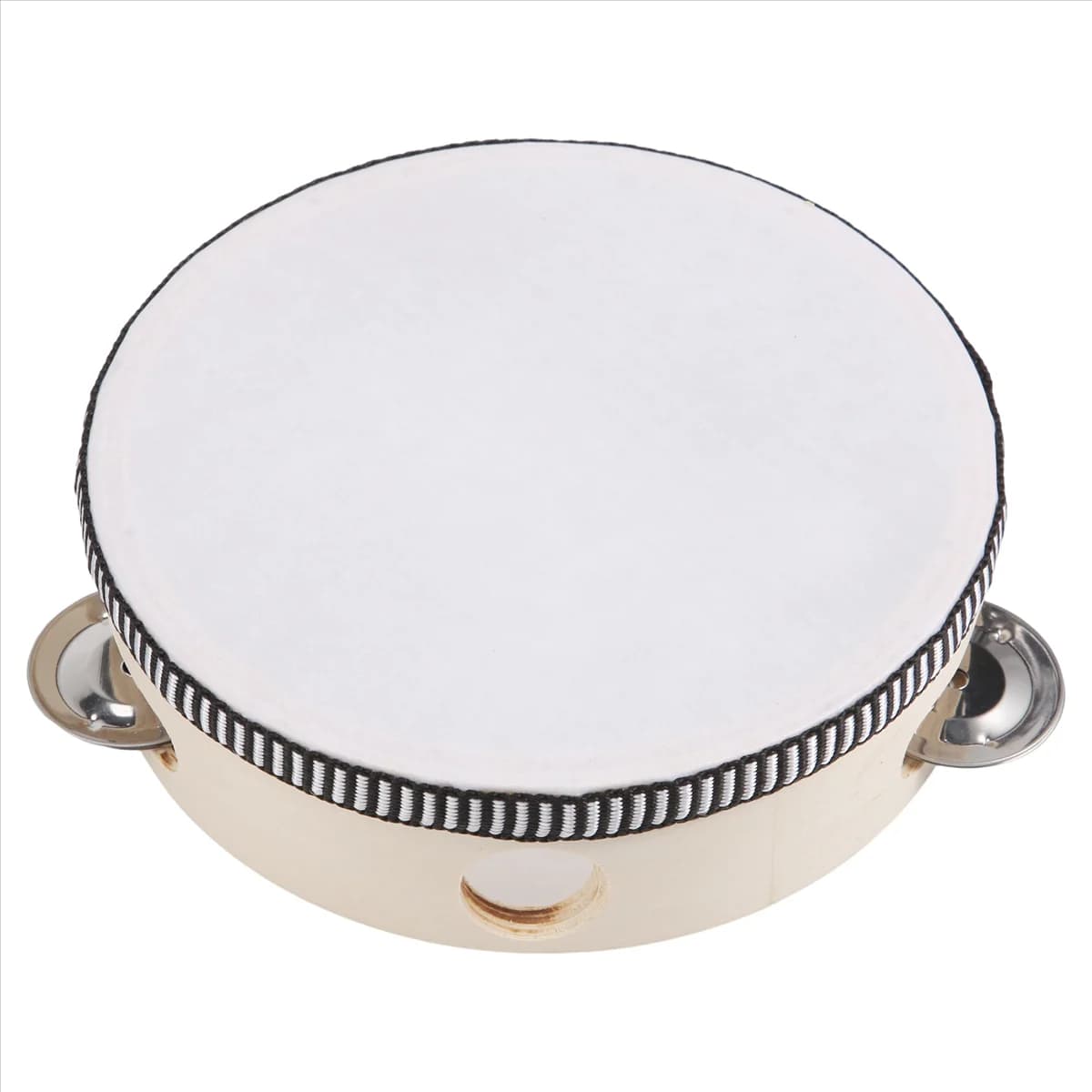 6" Musical Tambourine Tamborine Drum Round Percussion Gift for KTV