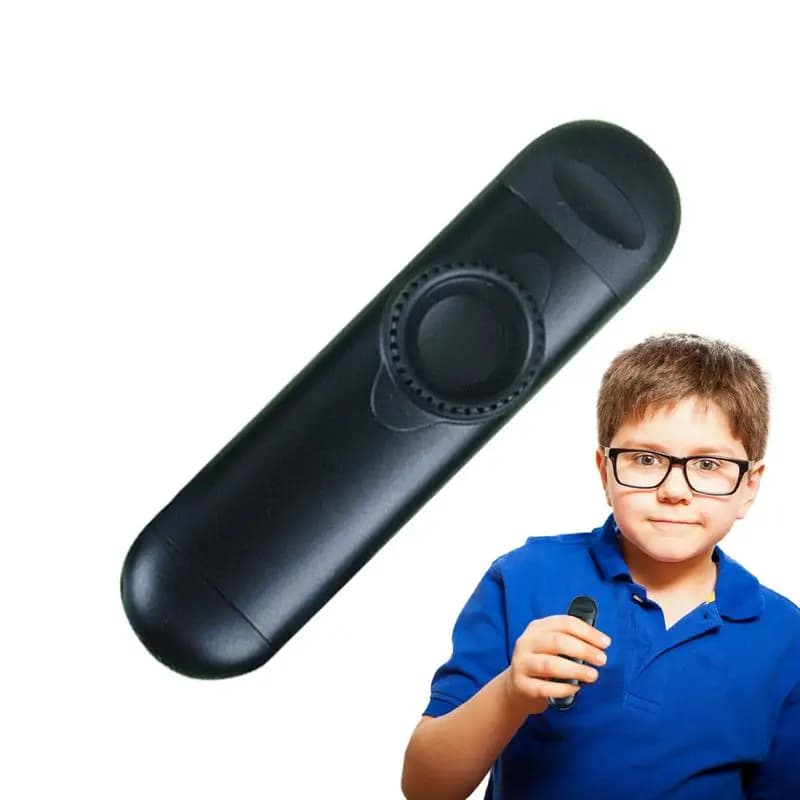 Professional Aluminum Alloy Kazoo Aluminum Alloy Kazoo Metal Kazoo Non-Slip Comfortable Flexible Tone Adjustment Musical